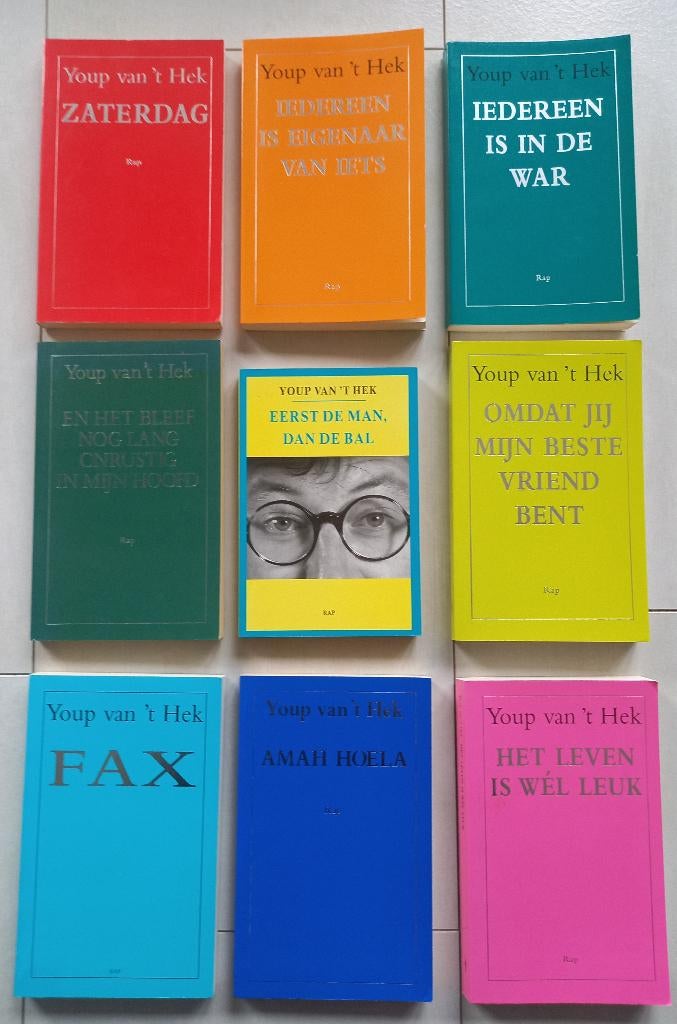 Youp van 't Hek 17 boeken, Boeken, Humor, Ophalen of Verzenden, Gelezen, Cabaret