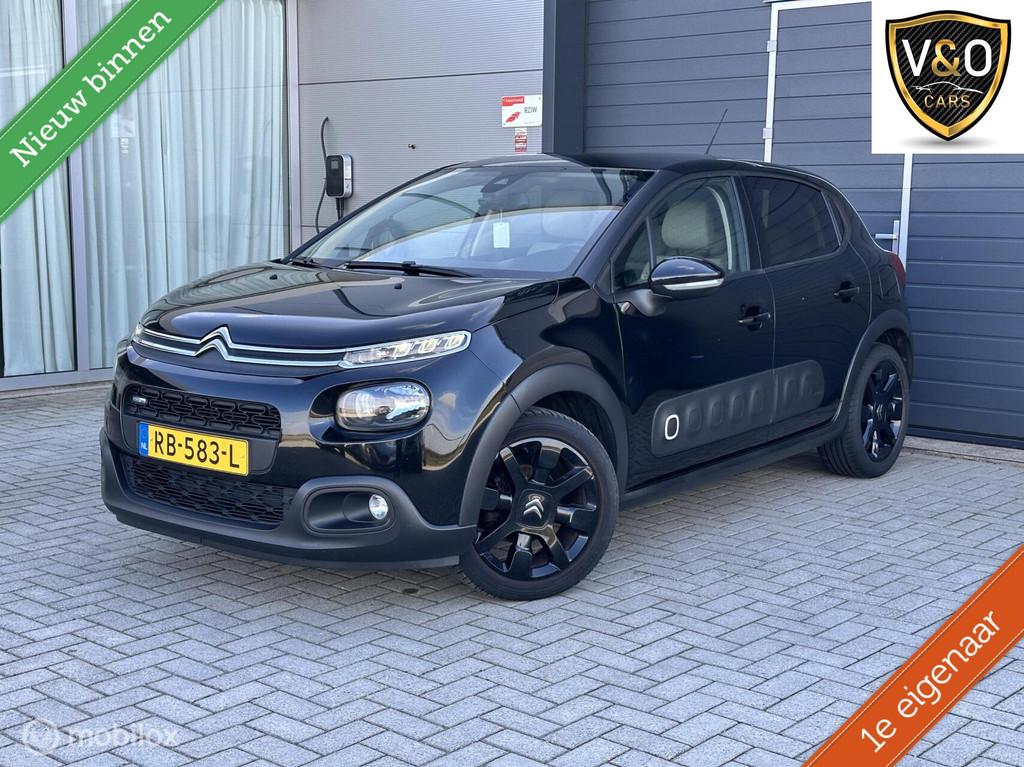 Citroen C3 1.2 PureTech Live, 1199 cc, 82 pk, 450 kg, Zwart