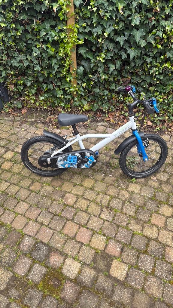 kinderfiets btwin 16 inch, Ophalen, Gebruikt, Staal, 16 tot 20 inch