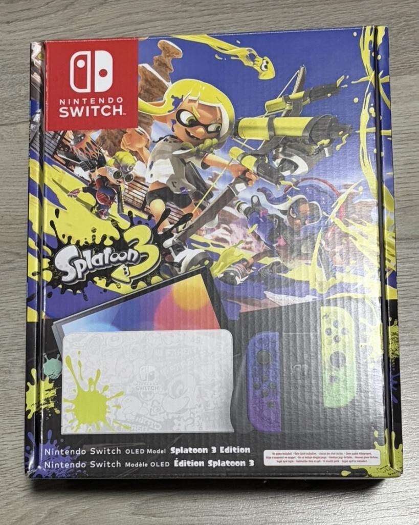 Nintendo Switch OLED - Splatoon Edition, Spelcomputers en Games, Ophalen, Zo goed als nieuw, Met 1 controller, Switch OLED