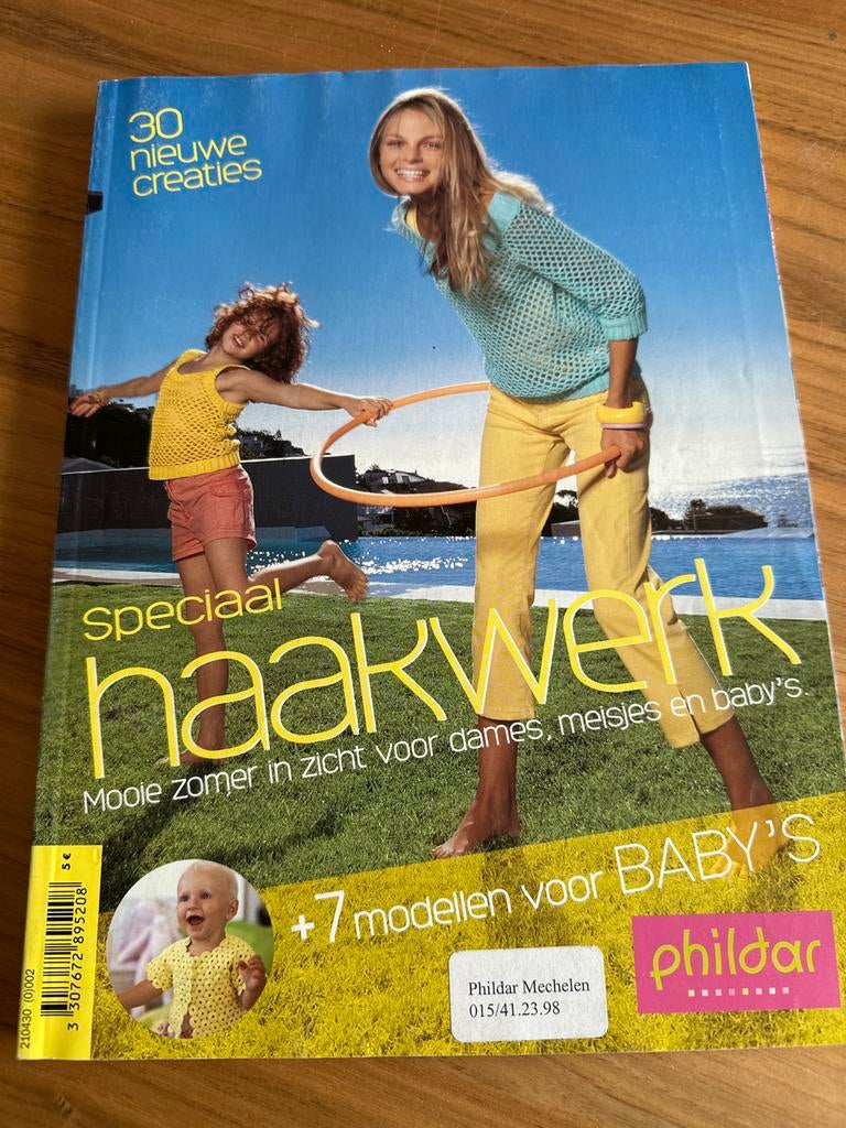 Phildar Haakwerk Boek: 30 Nieuwe Creaties & Baby Modellen, Ophalen of Verzenden, Gebruikt, Haken, Patroon of Boek
