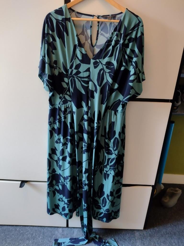 jurk Esprit groen/zwart maat XL, Zwart, Maat 46/48 (XL) of groter, Ophalen of Verzenden, Zo goed als nieuw