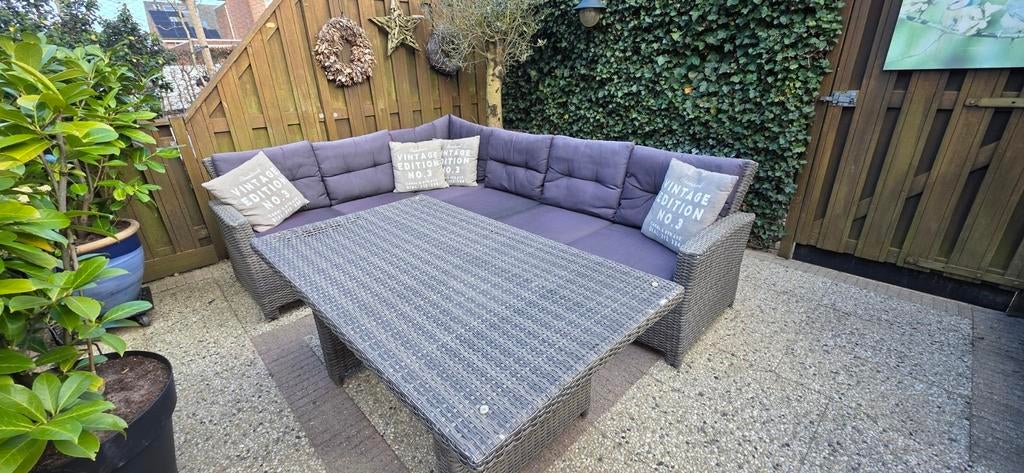 Leuke  tuinset voor de zomer, Ophalen, Gebruikt, 5 zitplaatsen, Tuinset