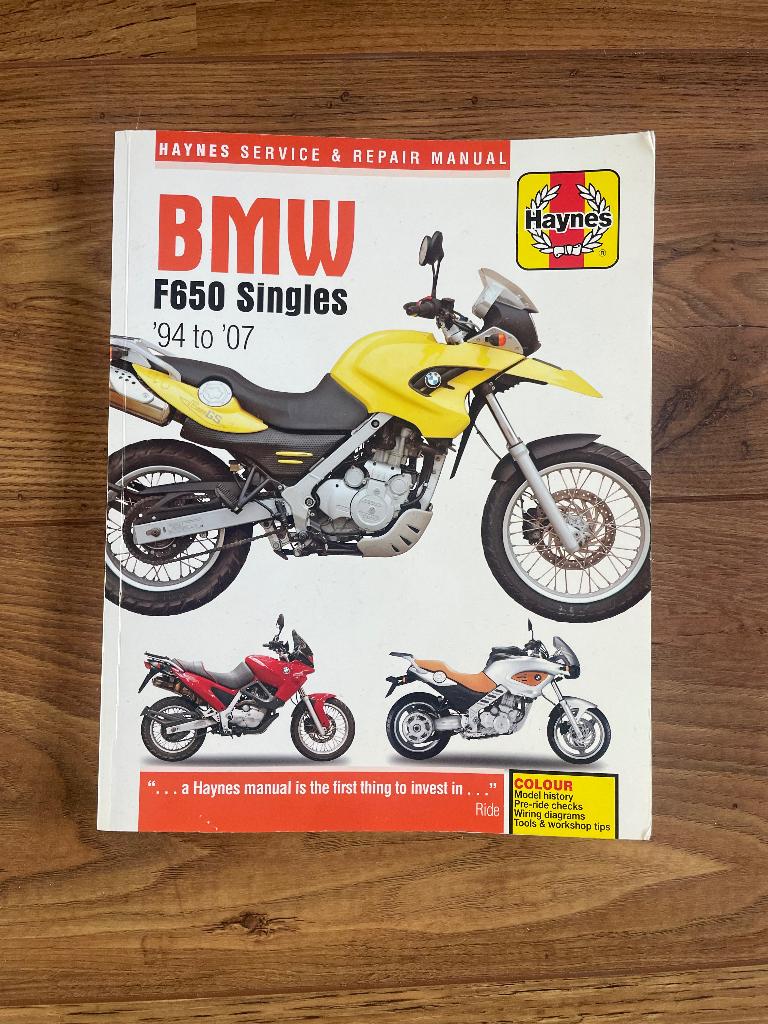 BMW f 650 singles Haynes, Motoren, Ophalen of Verzenden, BMW