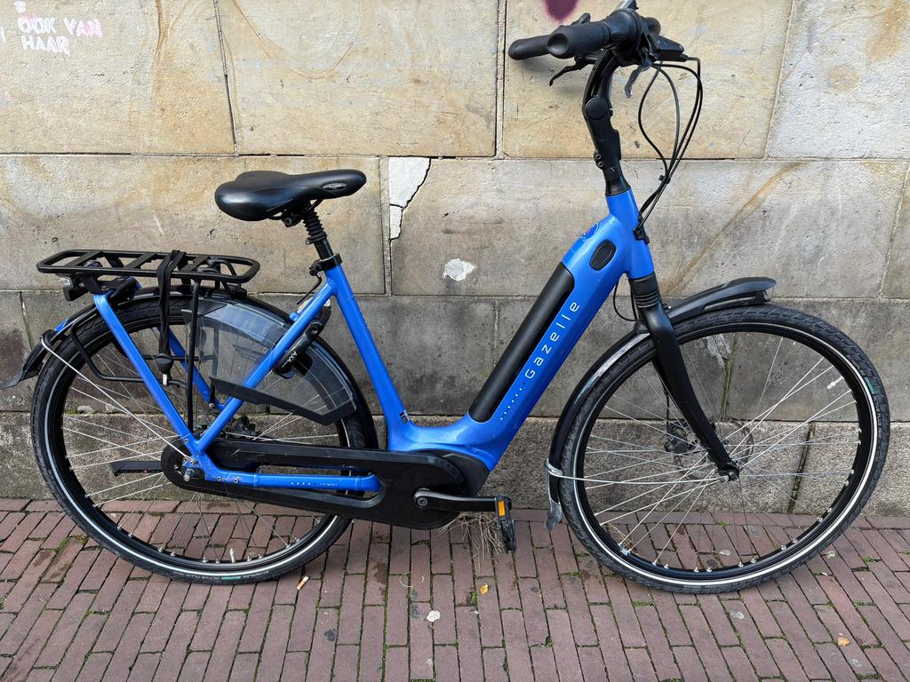 Gazelle grenoble c8+ elektrische dames fiets 53cm, Fietsen en Brommers, 53 tot 56 cm, Ophalen of Verzenden, Zo goed als nieuw
