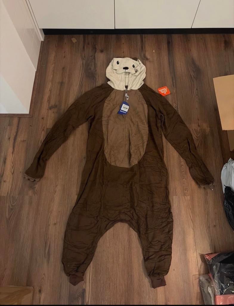 Otter onesie, Maat 38/40 (M), Carnaval, Nieuw, Ophalen of Verzenden
