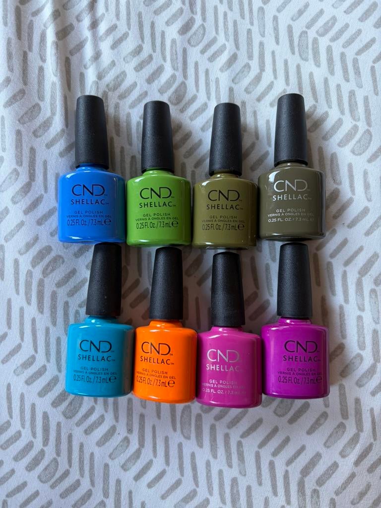 Cnd shellac, Ophalen of Verzenden, Zo goed als nieuw, Zwart, Handen en Nagels