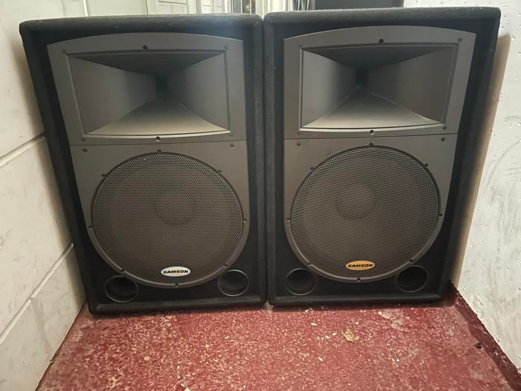 Samson RS15 PA speakerset, Ophalen, Gebruikt, Minder dan 500 watt, P.A.