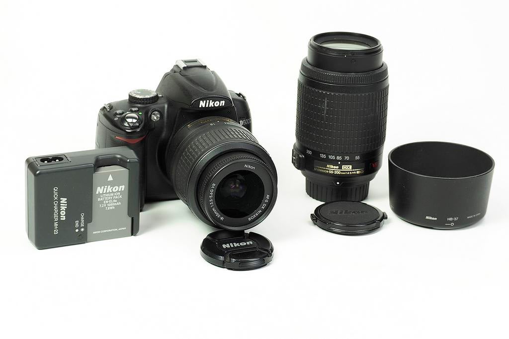 Camera Nikon D5000, Ophalen of Verzenden, Zo goed als nieuw, Nikon, 8 keer of meer