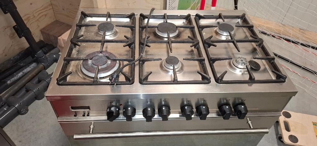 gasfornuis, Ophalen, Gebruikt, 60 cm of meer, Gas