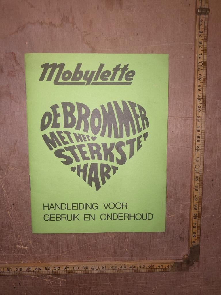Mobylette Unikap handleiding 1975, Fietsen en Brommers, Handleidingen en Instructieboekjes, Ophalen of Verzenden