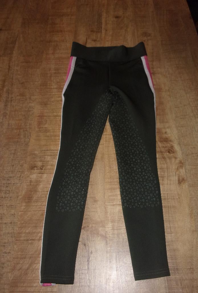 Paardenpraat paardrijbroek 164 full grip paardrij legging, Zo goed als nieuw, Kinderen, Dressuur, Onderkleding