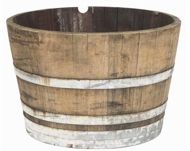 Houten Kuipen | Bloembakken | voor Olijfboom | Fruitboom, Rond, Nieuw, Barrel Atelier, Ophalen of Verzenden