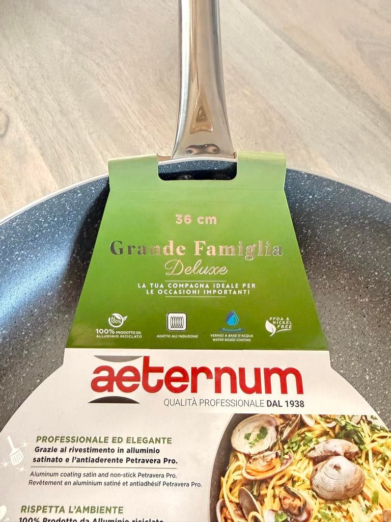 Nieuwe antiaanbak aluminium pan - nooit gebruikt!, Ophalen, Inductieplaat, Koekenpan of Braadpan, Nieuw