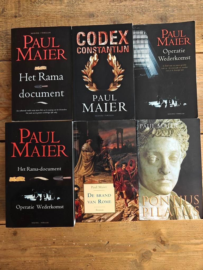 6 Boeken van Paul Maier., Boeken, Ophalen of Verzenden, Zo goed als nieuw