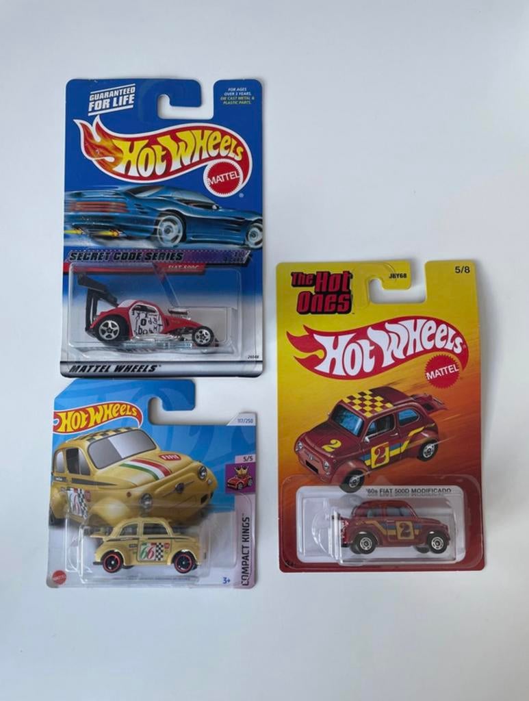 Fiat 500 - hot wheel modificado, Ophalen of Verzenden, Nieuw, Auto, Overige merken