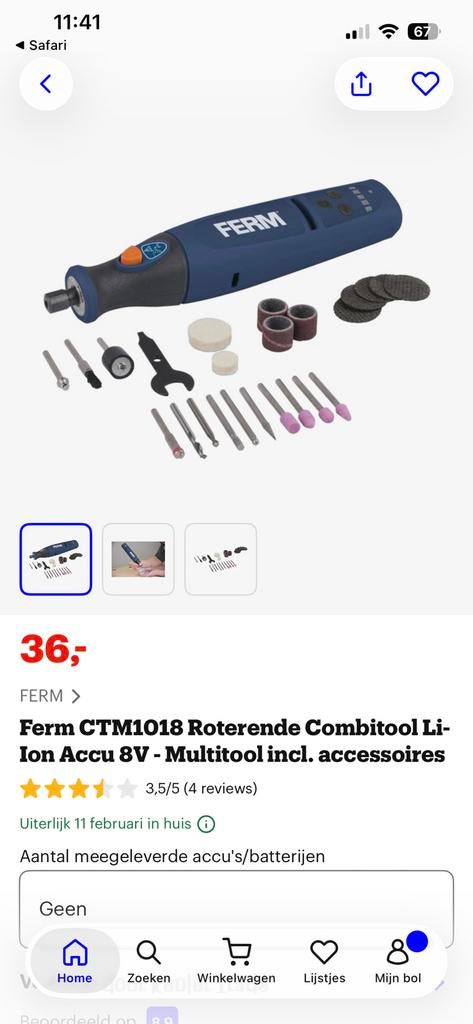 Oplaadbare multitool dremel, Doe-het-zelf en Verbouw, Gereedschap | Handgereedschap, Ophalen of Verzenden, Nieuw