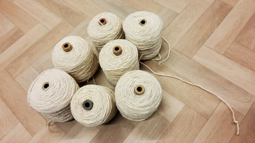 7x bollen katoen, Ophalen, Nieuw, Breien of Haken, Wol of Garen