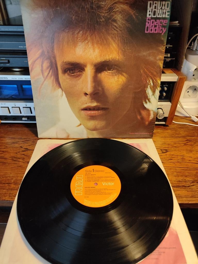 David Bowie - Space Oddity incl. Poster, Ophalen of Verzenden, Gebruikt, 12 inch
