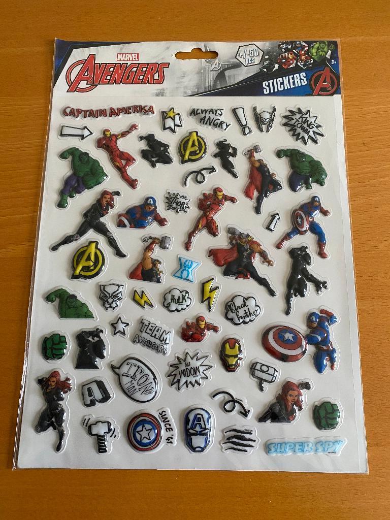 Marvel Avengers Stickers Super Spy, Ophalen of Verzenden, Nieuw, Meerdere stickers