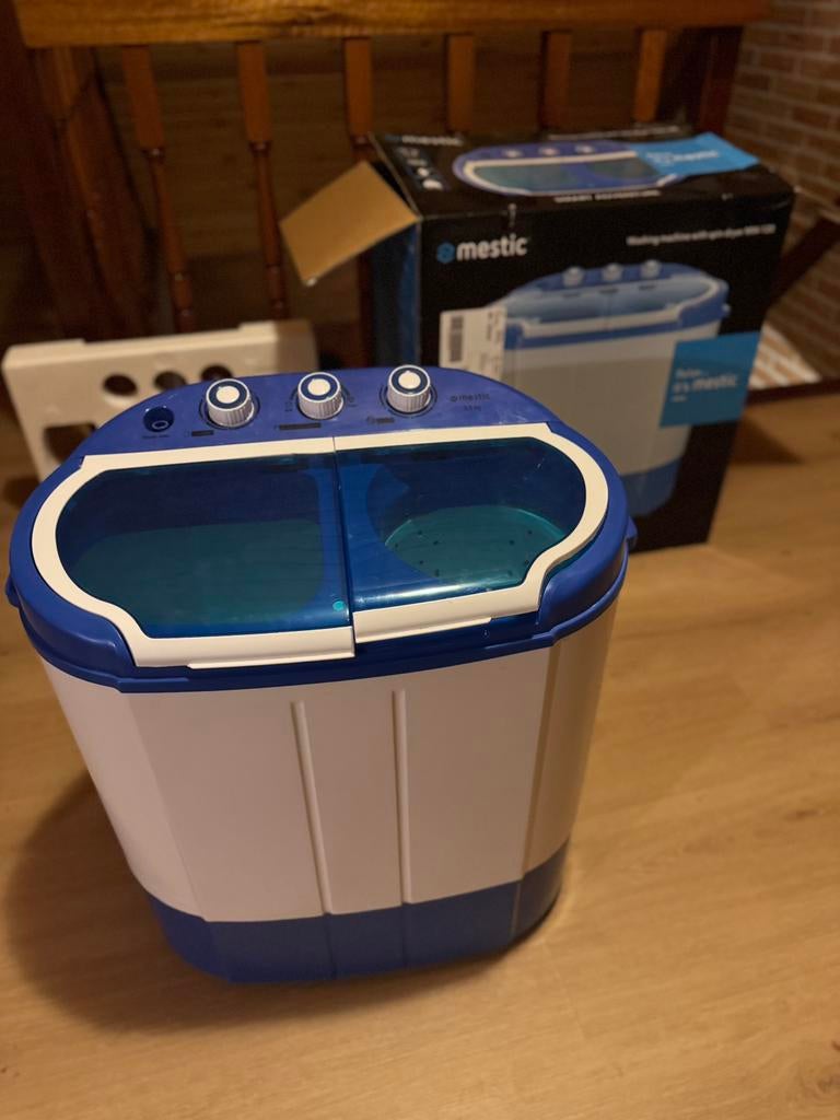 Camping wasmachine met centrifuge, Ophalen, 1200 tot 1600 toeren, Minder dan 85 cm, Minder dan 4 kg
