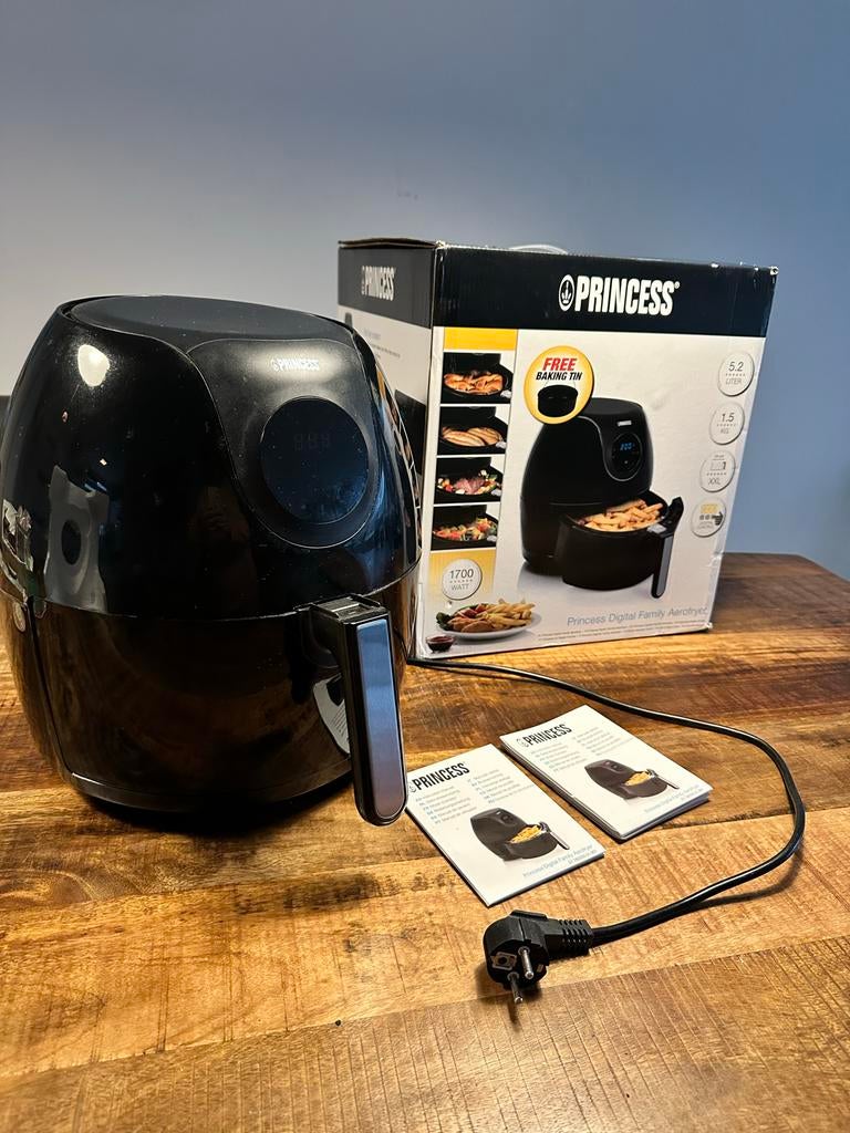 Princess Digital Family Aerofryer - Model 182050, Witgoed en Apparatuur, Airfryers, Ophalen, Gebruikt, Airfryer, 1000 t/m 1499 gram