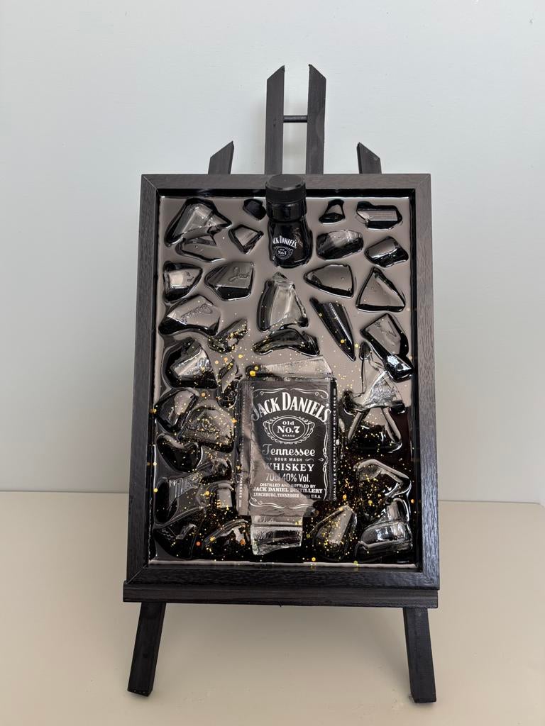 Jack daniels epoxy schilderij, Antiek en Kunst, Kunst | Schilderijen | Modern, Ophalen of Verzenden