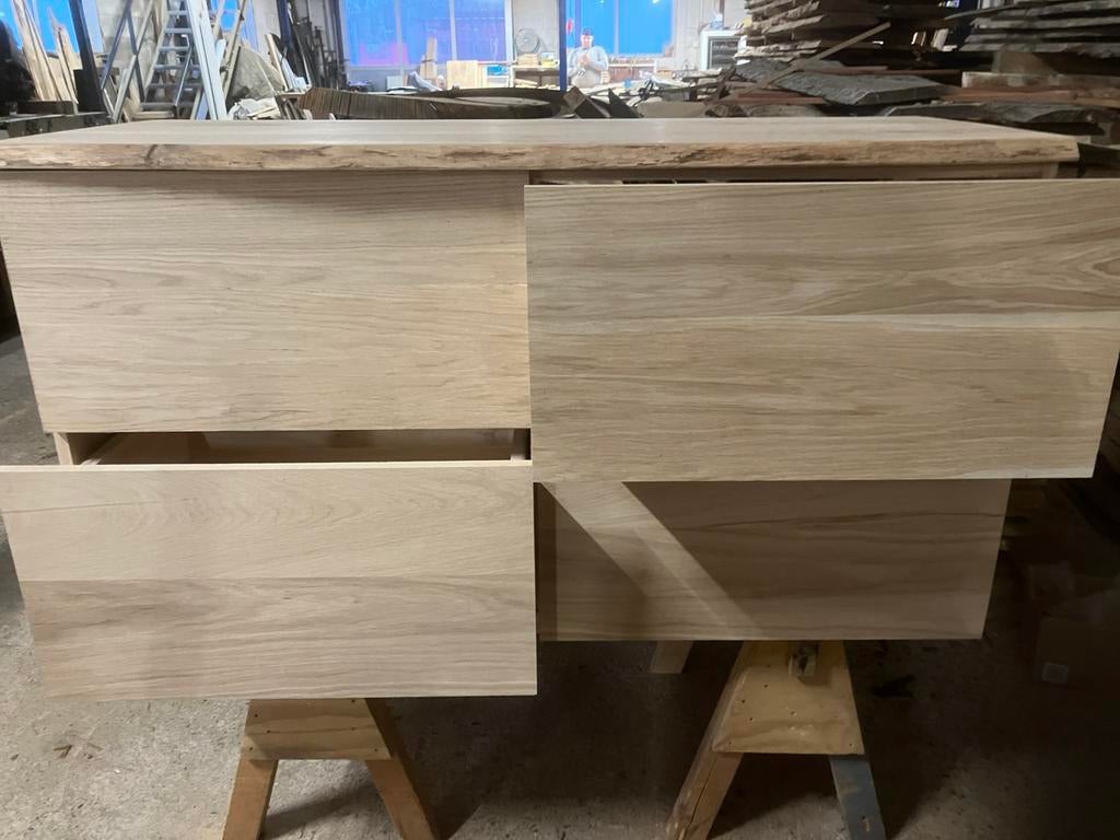 Badkamermeubel wastafelbladen stapelkast boeken kast op maat, Ophalen, Overige typen, Nieuw, 50 tot 100 cm