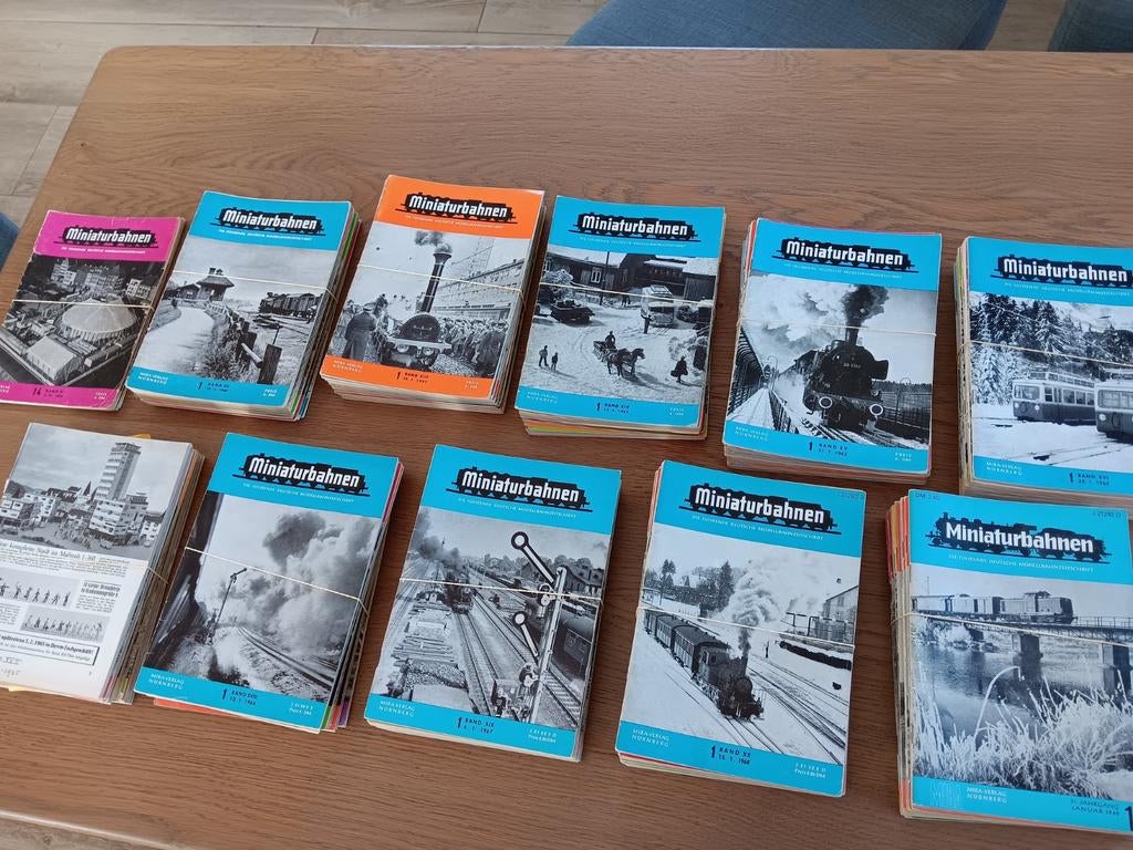 MIBA Miiniaturbahnen 1959-1969 duitstalig Modelspoortreinen, Overige merken, Gebruikt, Gelijkstroom, Boek, Tijdschrift of Catalogus