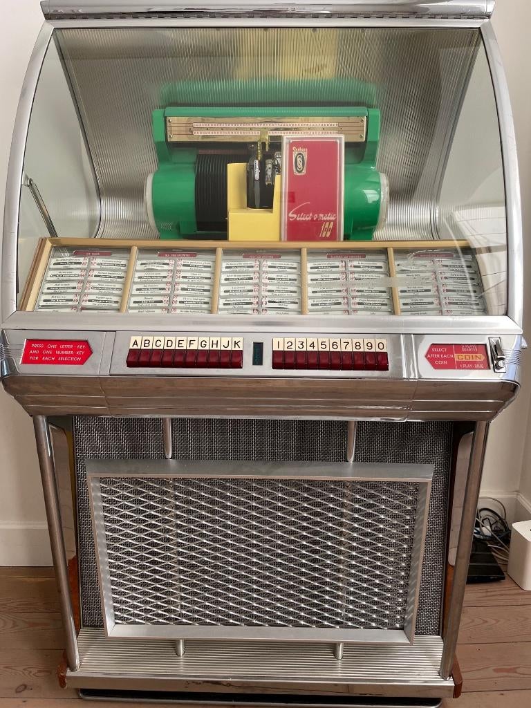 Mooie jukebox Seeburg 100JL, Gebruikt, 1950 tot 1960, Seeburg, Ophalen