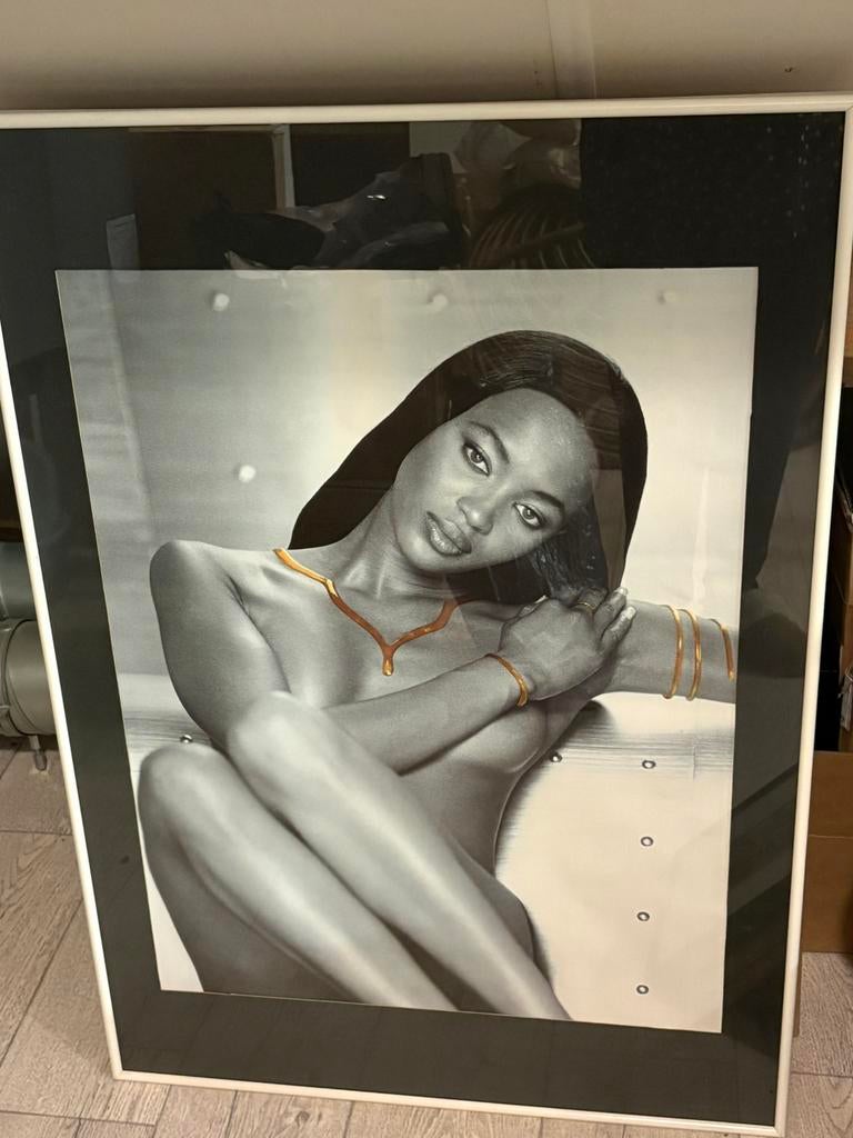 Naomi Campbell poster met lijst, Ophalen