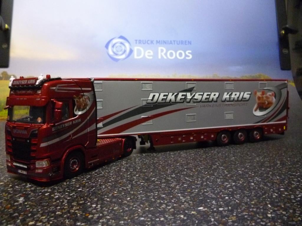 WSI Scania Chris DeKeyser met certificaat, Ophalen of Verzenden, Nieuw, Bus of Vrachtwagen, Wsi