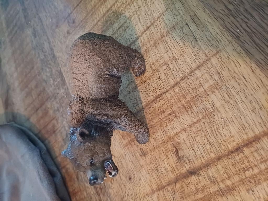 Schleich zgan  grizzly beer, Ophalen of Verzenden, Zo goed als nieuw, Paard, Beeldje of Figuurtje