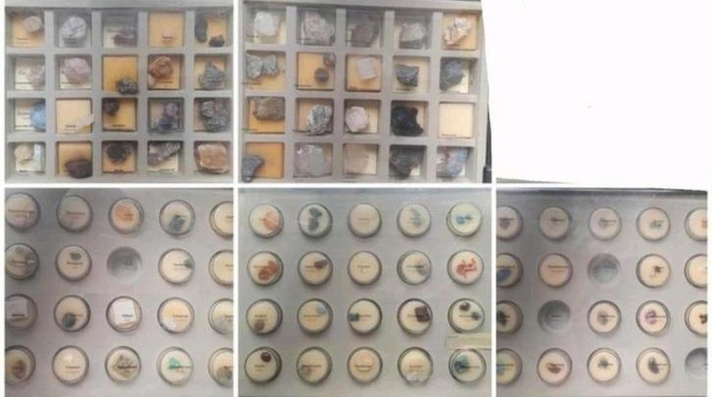 Verzameling edelstenen 5 bakken mineralen, Ophalen of Verzenden, Mineraal