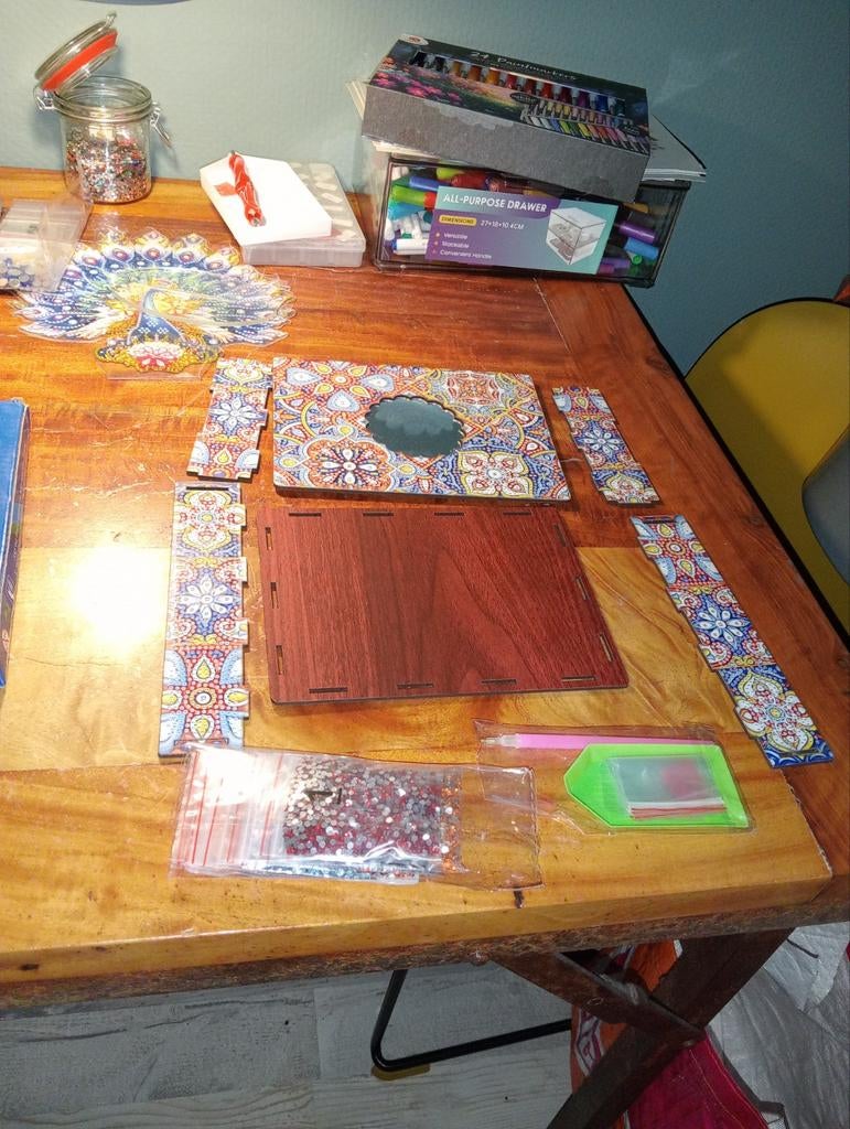 Diamond Painting opberg doosje, Ophalen of Verzenden, Nieuw, Knutselwerk