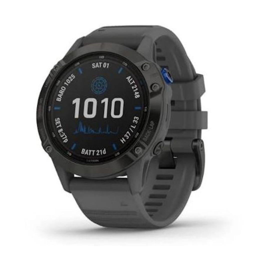 Garmin Fenix 6 Pro Solar GPS Smartwatch 010-02410-11 NEW, Garmin Nederland BV, Zwart, Ophalen of Verzenden, Bramenberg 9-3, 3755 BT Eemnes, Netherlands