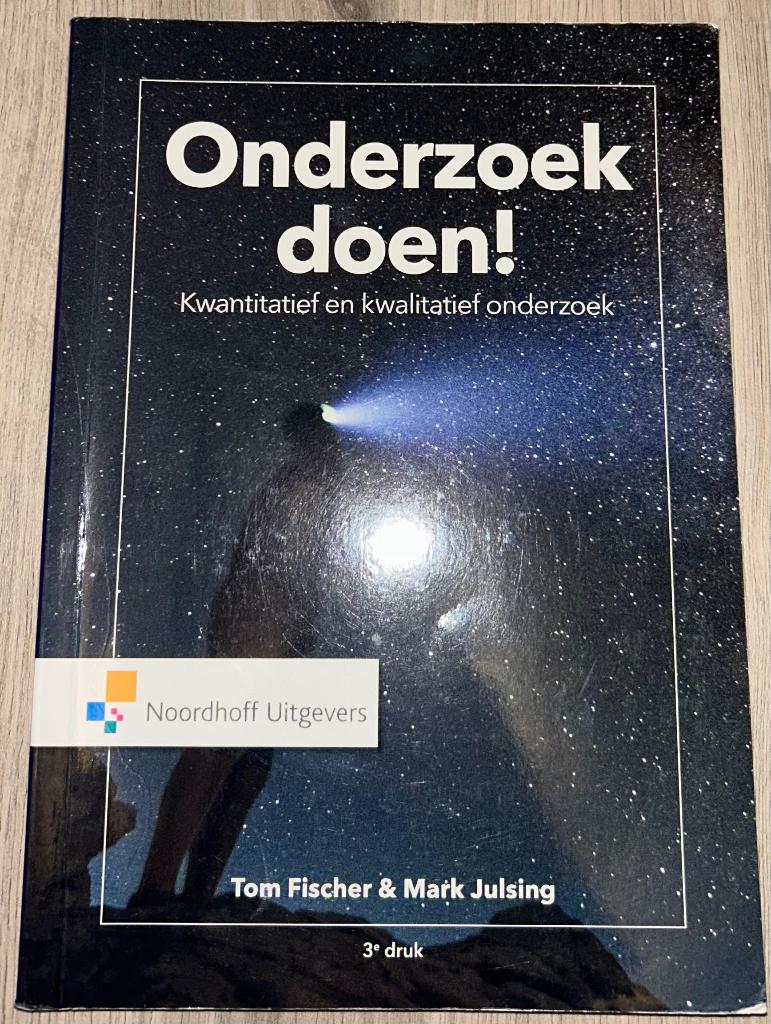 Onderzoek doen, Fischer & Julsing, Ophalen of Verzenden, Zo goed als nieuw, Economie en Marketing, Noordhoff Uitgevers