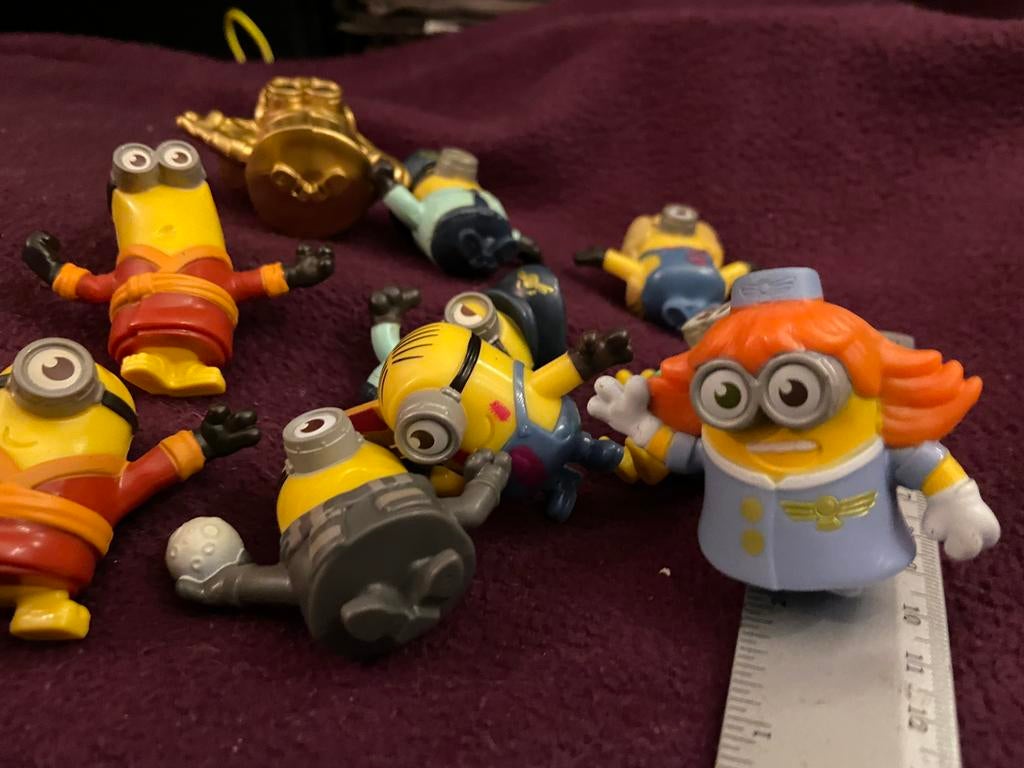 Minions Happy Meal Poppetjes, Ophalen of Verzenden, Gebruikt, Jongen of Meisje