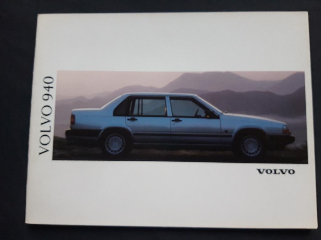 folder Volvo 940 1991 Nederlands ( B230FH), Ophalen of Verzenden, Zo goed als nieuw, Volvo
