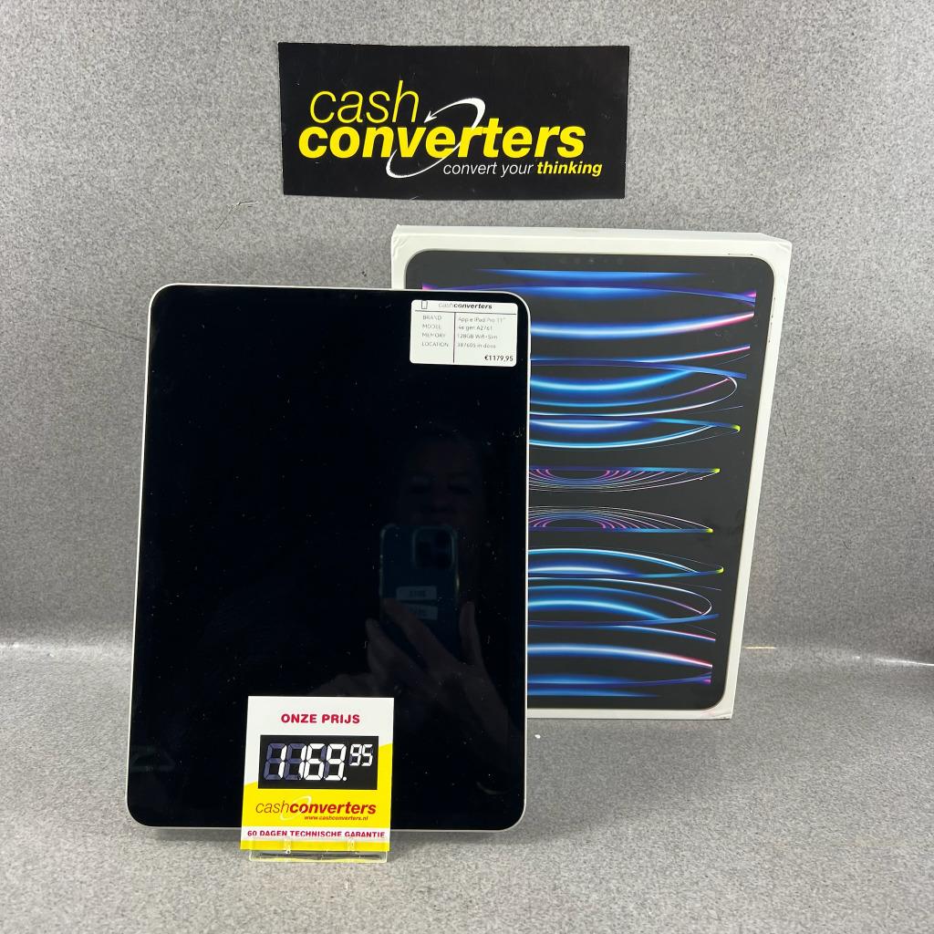 Apple Ipad Pro 11" | 4e gen A2761| Wifi+Sim | 128GB | 387605, Gebruikt, Apple iPad, 11 inch, Ophalen of Verzenden