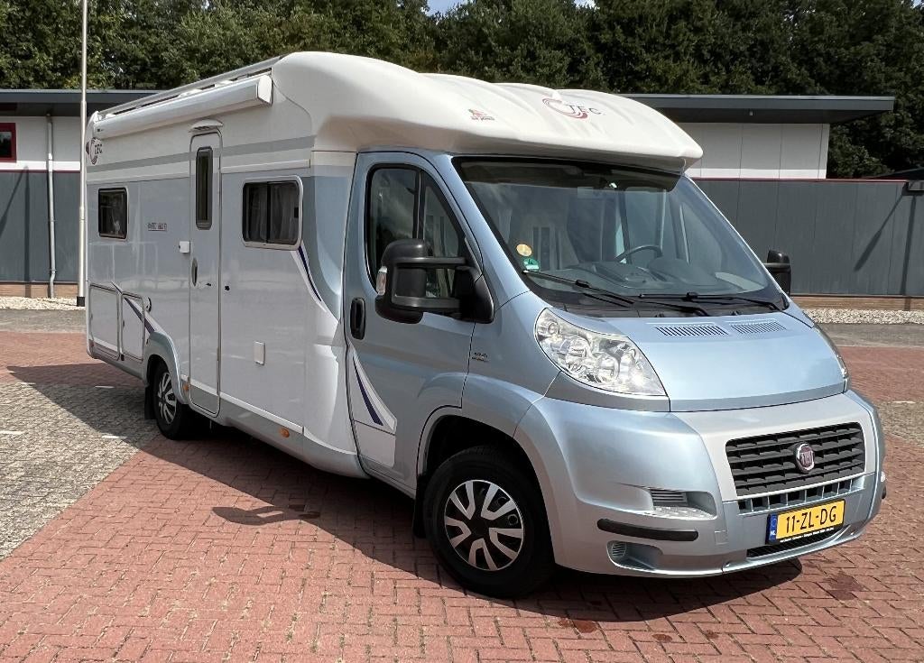 TEC Rotec 662 TI Camper, frans bed, 6p rondzit 2008, Caravans en Kamperen, T.E.C., Ringverwarming, Fiat, 7 tot 12 maanden geleden