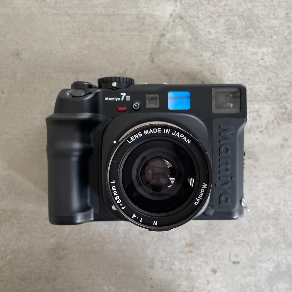 Beeldschone Mamiya 7II met 65mm lens, Ophalen, Zo goed als nieuw, Spiegelreflex, Overige Merken