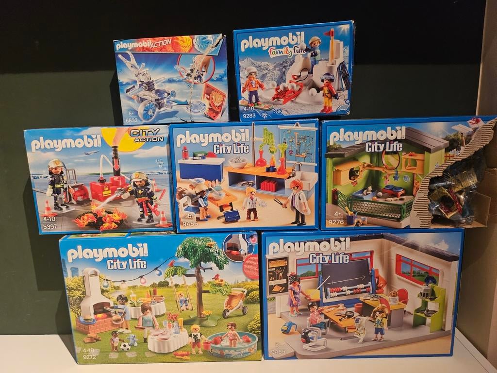 Meerdere ongebruike complete sets playmobil, Ophalen, Zo goed als nieuw
