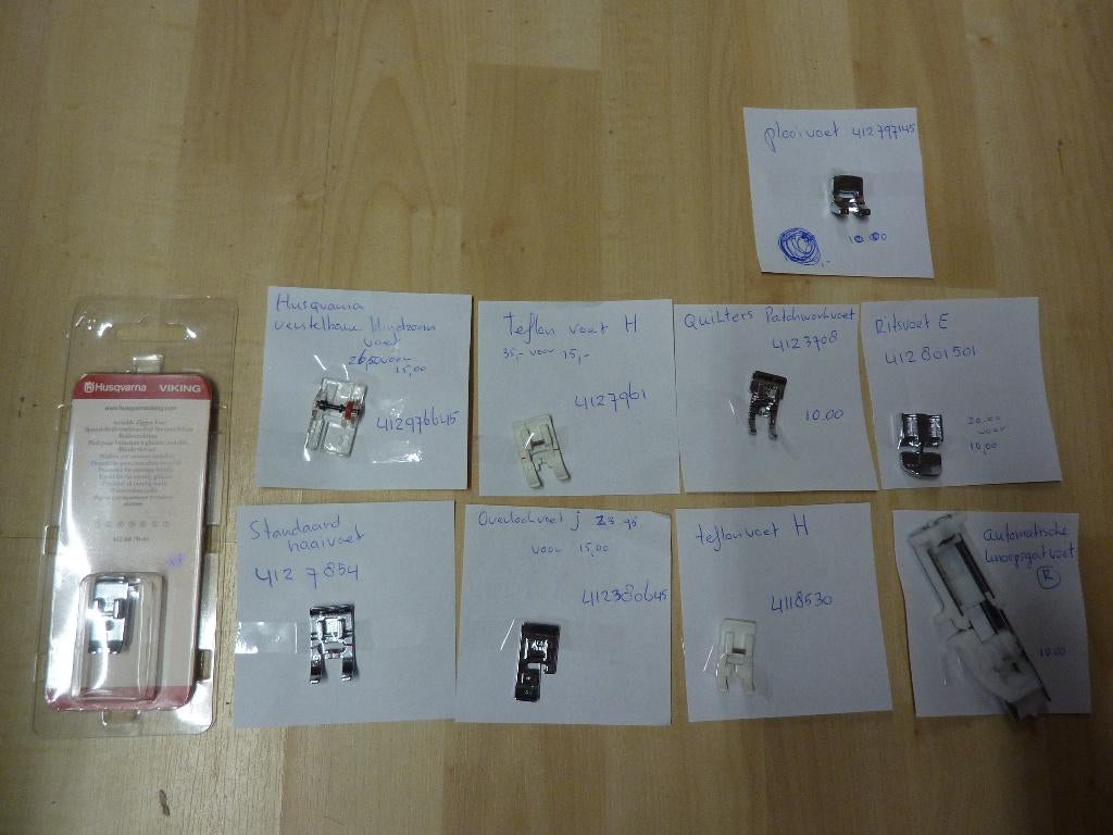 Husqvarna Viking naaivoetjes Nieuw, Verzenden, Nieuw, Overige typen