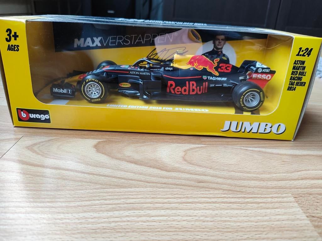 Max Verstappen Aston Martin RB14 modelauto., Ophalen of Verzenden, Nieuw, Auto, Bburago