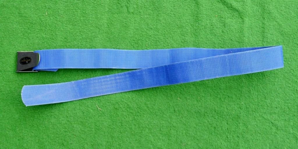 Blauwe Loodgordel - Dacor - 135 cm, Watersport en Boten, Duiken, Ophalen of Verzenden, Gebruikt, Lood of Loodgordel