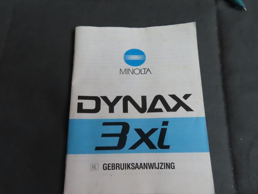 Minolta 3x1 camera gebruiksaaanwijzing, Ophalen of Verzenden, Gebruikt, Spiegelreflex, Minolta
