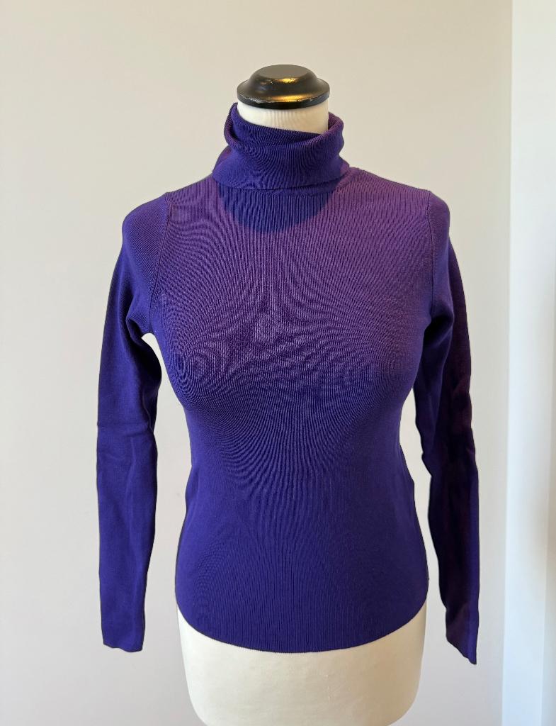 ZGAN paars Cache Cache trui turtleneck sweater top XS S 34, Paars, Ophalen of Verzenden, Zo goed als nieuw, Maat 34 (XS) of kleiner