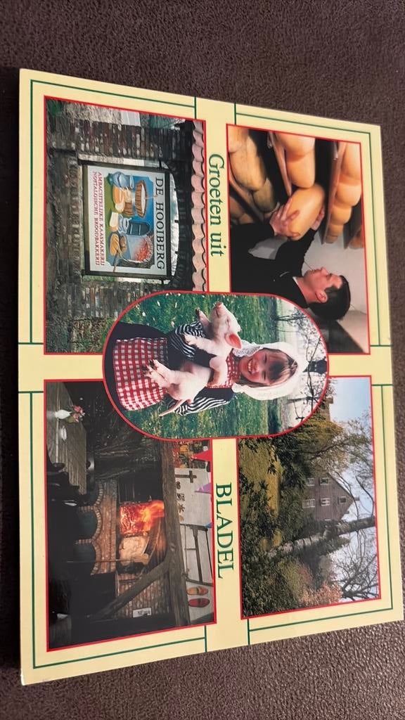 Ansichtkaart bladel, Ophalen of Verzenden