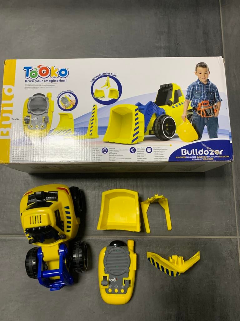 Tooko speelgoed Bulldozer, Ophalen of Verzenden, Zo goed als nieuw